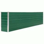 Helloshop26 - Jardinière 320 x 40 x 77 cm acier galvanisé vert 02_0000803 - 3000071361533 Helloshop26 - Jardinière 320 x 40 x 77 cm acier galvanisé vert 02_0000803 - 3000071361533