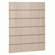 Panneau rainuré R20 L90xP120cm épaisseur 18mm - orme clair