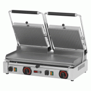 RM GASTRO Gril de contact électrique lisse 57x24 400 V REDFOX - PD 2020 L - REDFOX - 0615402279833