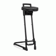 Siège assis debout / Siège de travail TOP WORK 32 PU mousse construction en métal noir hjh OFFICE - noir plastique 830010