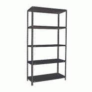 SimonRack Étagère métallique avec vis 1800x800x500 mm, 5 niveaux, point de flexion 100 kg, Anthracite - Comfort - métal 8425437096341