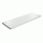 Tablette inox pour rayonnage modulable épaisseur 1,5 mm Tablette lisse pour rayonnage 800x300x1,5 mm. Horemaq - 010402