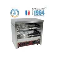 Toaster électrique sofraca 2 étages tubes quartz - 11562r