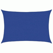 Voile d'ombrage 160 g/m² Bleu 2,5x3,5 m PEHD Modèle Outdoor Solstice Plus - 311508