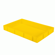 Bac à pâtons 600x400x76mm 14L GILAC - Jaune