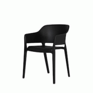 BEST Chaise de Jardin Giethoorn - Noir - VEBA - noir 554411 BEST Chaise de Jardin Giethoorn - Noir - VEBA - noir 554411