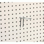 Broche double fil 10cm - pour fond perforé Hermès - zinguée - par 20