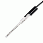 CHAUVIN ARNOUX - Electrode combinée pH micro-volume BRV4H - Corps en verre, système Ag/AgCl, jonction céramique, diamètre 6,5x120 mm, connectique S7