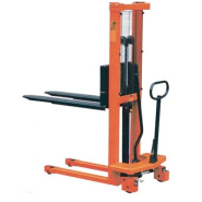 Gerbeur manuel 1000kg -  2 hauteurs d'élévation 1500 ou 2750 mm - WS
