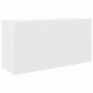 Helloshop26 - Armoire murale de salle de bain design minimaliste rangement pratique 80 x 25 x 40 cm en bois d'ingénierie blanc 02_0051277 - blanc Boi