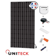 Kit solaire camping-car 300w uniteck avec régulateur mppt