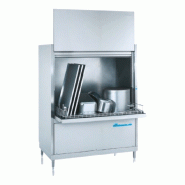 Lave-batterie 85x70cm - Hotte, doseur de rinçage et lavage, pompe de vidange, surpresseur de rinçage Meiko FV1302