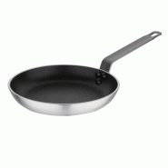 Poêle en aluminium PRO 1,1 Litres, (Ø)240 x (H)40 mm, avec revêtement teflon antiadhésif, compatible tous feux
