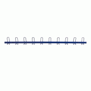 Porte-manteaux dix patères - 1450 mm - Acier - Capacité 10 vêtements - Coloris au choix Porte-manteaux dix patères - 1450 mm - Acier - Capacité 10 vêtements - Coloris au choix