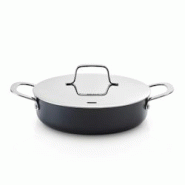 Sauteuse avec 2 anses et son couvercle Maestro 24 cm - 250 cl Noir Rond Aluminium Beka - 3458165024251 Sauteuse avec 2 anses et son couvercle Maestro 24 cm - 250 cl Noir Rond Aluminium Beka - 3458165024251
