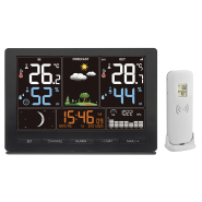 Station météo LCD couleur - Thermomètre - Hygromètre (intérieur/extérieur) - 3518T