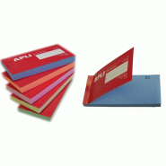 Apli Lot de 10 Blocs vendeur 100 tickets de 00 à 99, coloris assortis (5) - 8410782129363