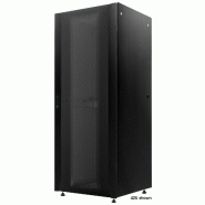 Baie réseau Premium 19 pouces MHT229 avec porte vitrée - 32U - 800 (P) x 600 (L) x 1589 (H) - flatpack - noir - Bravour® Baie réseau Premium 19 pouces MHT229 avec porte vitrée - 32U - 800 (P) x 600 (L) x 1589 (H) - flatpack - noir - Bravour®