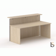 Banque d'accueil droite ROCK Pano - Mobel Linea. - 80, Blanc