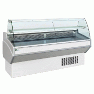 Comptoir d'exposition blanc vitrage bombé froid statique +3/+6... - PAL200B