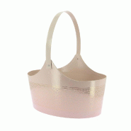 Corbeille ovale Candy avec anses rabattables 36x25x15cm_0