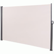 Décoshop26 - Brise-vue panneau pour jardin ou terrasse paravent d'extérieur 300x180 cm en aluminium et tissu crème 10_0002979 - 3000251338003 Décoshop26 - Brise-vue panneau pour jardin ou terrasse paravent d'extérieur 300x180 cm en aluminium et tissu crème 10_0002979 - 3000251338003