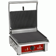 Diamond - Contact-grill MEDIUM, plaques émaillées - réf. CONTACTSM1/SN - inox AKS-CONTACTSM1/SN