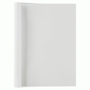 GBC Boîte de 50 chemises à reliure thermique, A4, dos de 35 mm, coloris blanc - blanc IB370120