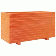 Helloshop26 - Jardinière bac lit surélevé plantes fleurs terrasse jardin cire 90 x 40 x 49,5 cm bois de pin massif marron 02_0038512 - 3000217711802 Helloshop26 - Jardinière bac lit surélevé plantes fleurs terrasse jardin cire 90 x 40 x 49,5 cm bois de pin massif marron 02_0038512 - 3000217711802