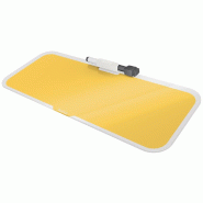 LEITZ Bloc-notes en verre Cosy, avec marqueur, coloris jaune - jaune 52690019