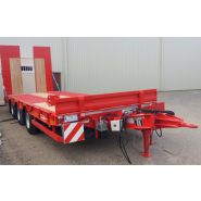 Remorque 3 essieux centraux à plateau fixe - Porte engins type R3CF18/25 - PTC 26T / 31T5 Remorque 3 essieux centraux à plateau fixe - Porte engins type R3CF18/25 - PTC 26T / 31T5