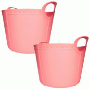 SP BERNER Set 2 Life story panier moyen 40l rose clair - rose plastique PK5894