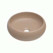 STELLAMEUBLES Vasque 36cm WIKI à poser céramique cappuccino mat - 3667335110520