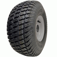 15x6.00-6 Roue de tondeuse à gazon moyeu 65mm, pneu P332 4 plis sur jante roulements 20mm 15x6.00-6 Roue de tondeuse à gazon moyeu 65mm, pneu P332 4 plis sur jante roulements 20mm