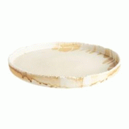 Bonna - Assiette Plt Solis 21cm en porcelaine - Formes modernes et finitions soignées Bonna - Assiette Plt Solis 21cm en porcelaine - Formes modernes et finitions soignées