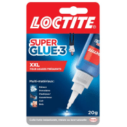 Colle liquide super glue-3 professionnel 20g - LOCTITE - 2608834 - 390064 Colle liquide super glue-3 professionnel 20g - LOCTITE - 2608834 - 390064