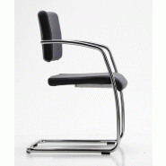 Fauteuil visiteur Zoom - Sokoa - Noir