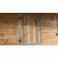 Fenêtre extérieure en bois plein - Dimensions 1.00 x 1.00ml - fenext