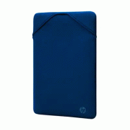 Housse de protection réversible pour PC portable HP 14 noire/bleue