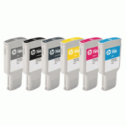 Pack cartouche d'encre HP 766 - 300ml - Compatible DesignJet XL 3600 MFP et XL 3600dr MFP