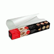 Papier cuisson siliconé 2 faces - 39cm x 50m - double face ingraissable anti-adhérent - qualité supérieure