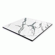 Plateau de table compact 60x60 cm stratifié - Blanc Marbre / GOLDINOX - blanc Bois massif 3701770821716 Plateau de table compact 60x60 cm stratifié - Blanc Marbre / GOLDINOX - blanc Bois massif 3701770821716