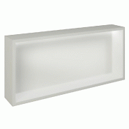 Présentoir Cage blanc avec LED 86x14,5x38,4cm