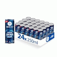 REALMIX Energy Drink – Boisson énergisante sans taurine – Pack 24 × 250 ml - 9120060950167 REALMIX Energy Drink – Boisson énergisante sans taurine – Pack 24 × 250 ml - 9120060950167