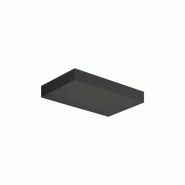 ROSSINI ILLUMINAZIONE Betty - Applique Led 11W Simple Emission 14Cm Noir, Lumière Diffuse Cri90, Interrupteur Cct 2700K/3000K/4000K, Ip20, Dimmable -