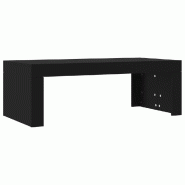VidaXL Table basse noir 102x50x36 cm bois d'ingénierie Modèle Ombre Guard Prime - 823367