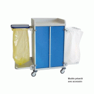 Ariane Chariot Linge Propre Blanchisserie 2 Etageres (268L) - gris 3950 ON 002 C1