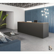 Bureau d'accueil Delta monocolor - Mobel Linea - 364, Anthracite_0