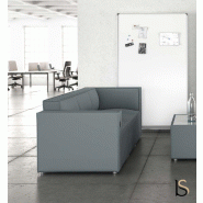 Canapé d'accueil Planer - Mobel Linea - 3 places, Anthracite , Gauche_0