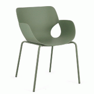 Chaise avec accoudoir Lennox sauge 57 x 59 x 82 cm - par 4